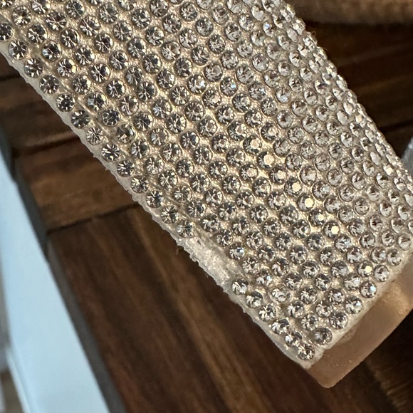 David’s Bridal Bedazzled Heels - Picture 2 of 6